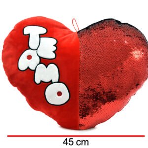 CORAZON CON LENTEJUELAS