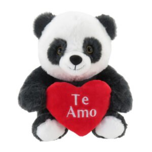 PANDA SENTADO CON CORAZON "TE AMO"